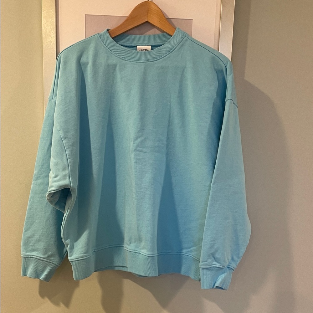 Year of Ours Light Blue Crewneck Sweatshirt